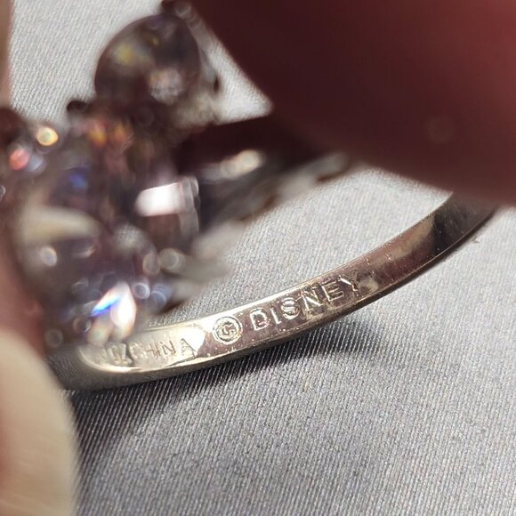 Disney Sterling CZ Ring | Mickey Mouse Ears | Dreams Do Come True | Size 5 - Picture 7 of 14